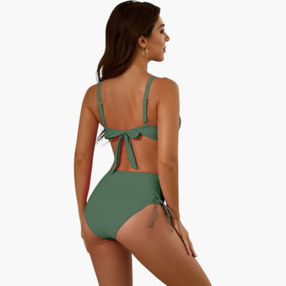 Daphne | Women’s Split Strap Two-Piece Bikini Set