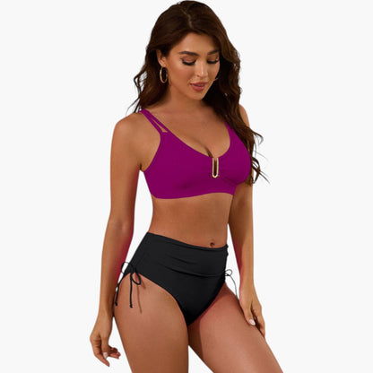 Daphne | Women’s Split Strap Two-Piece Bikini Set
