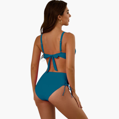 Daphne | Women’s Split Strap Two-Piece Bikini Set