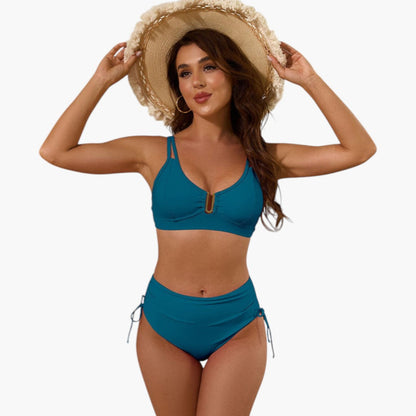 Daphne | Women’s Split Strap Two-Piece Bikini Set