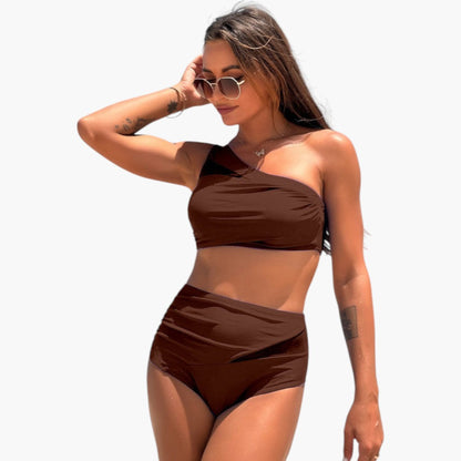 Brixton | Women’s Asymmetrical One-Shoulder Two-Piece Bikini Set