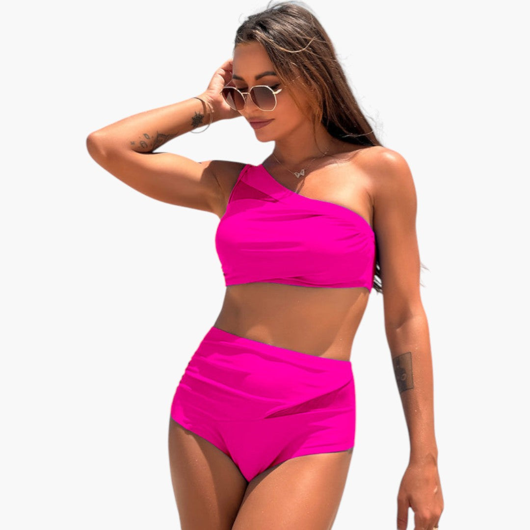 Brixton | Women’s Asymmetrical One-Shoulder Two-Piece Bikini Set