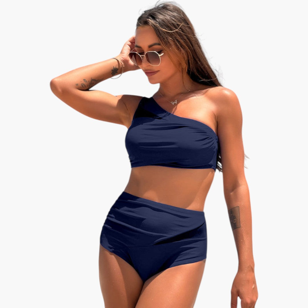 Brixton | Women’s Asymmetrical One-Shoulder Two-Piece Bikini Set