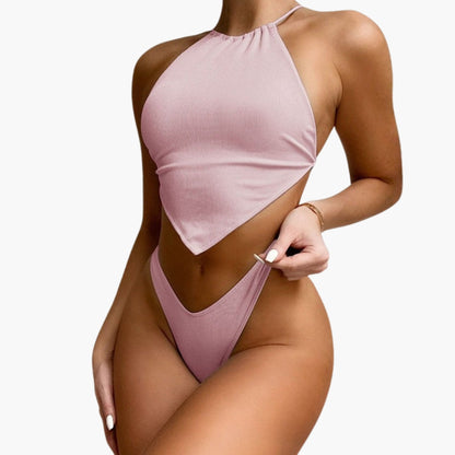 Kendra | Women’s Triangle Top Two-Piece Bikini Set