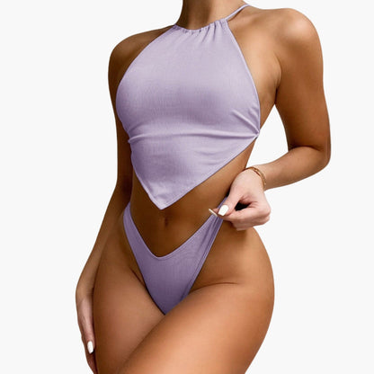 Kendra | Women’s Triangle Top Two-Piece Bikini Set
