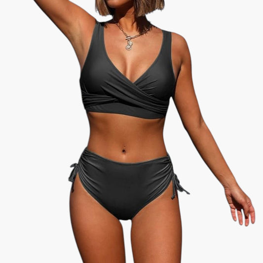Ainsley | Women’s Two-Piece Swimsuit with High-Waisted Bottoms