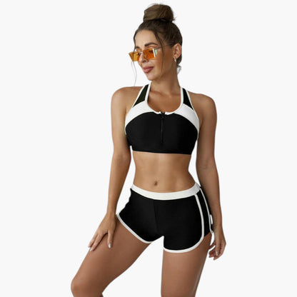 Indira | Women’s Two-Tone Bikini Set with Contrast Trim