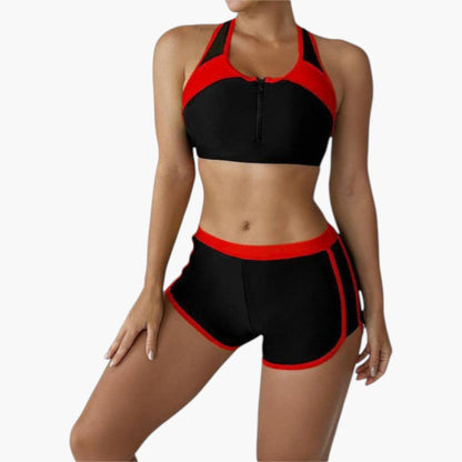 Indira | Women’s Two-Tone Bikini Set with Contrast Trim