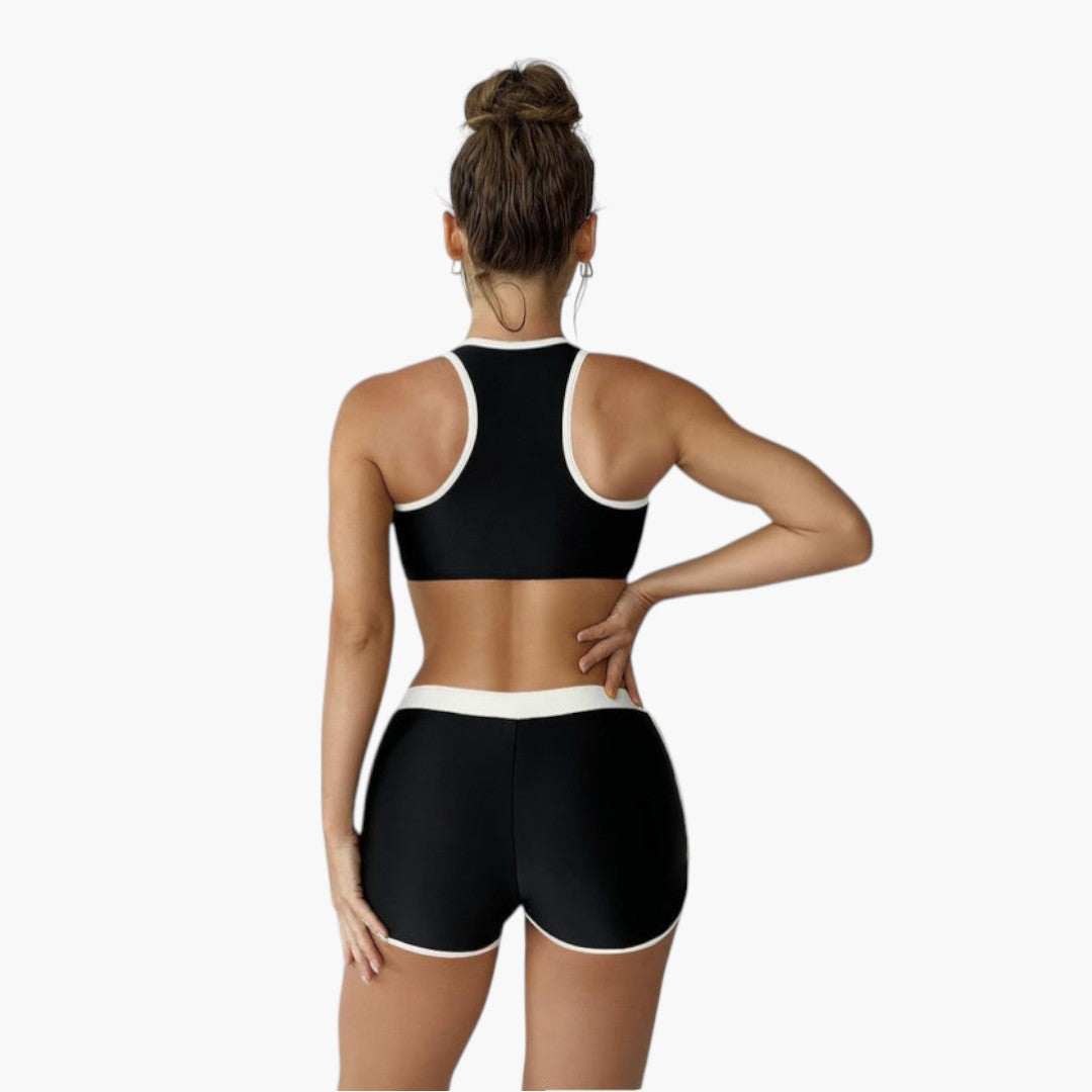 Indira | Women’s Two-Tone Bikini Set with Contrast Trim