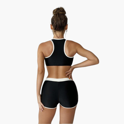Indira | Women’s Two-Tone Bikini Set with Contrast Trim