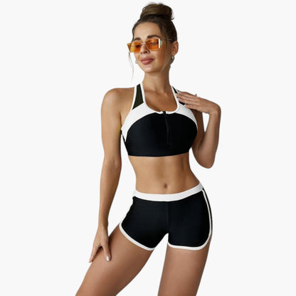 Indira | Women’s Two-Tone Bikini Set with Contrast Trim