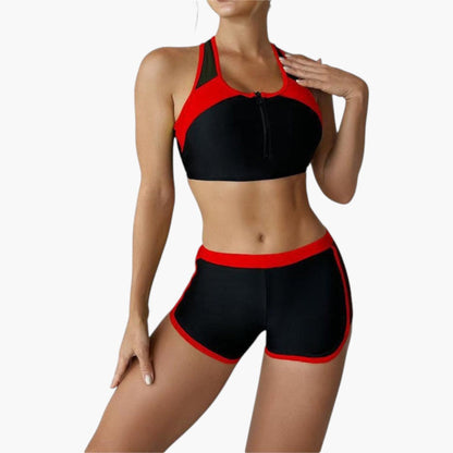 Indira | Women’s Two-Tone Bikini Set with Contrast Trim