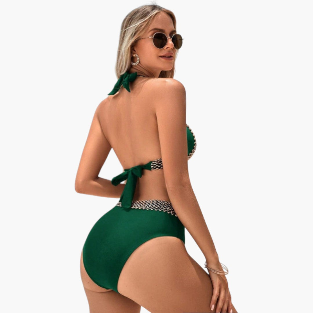 Aurelia | Women’s Two-Piece Swimsuit Set with Triangle Top