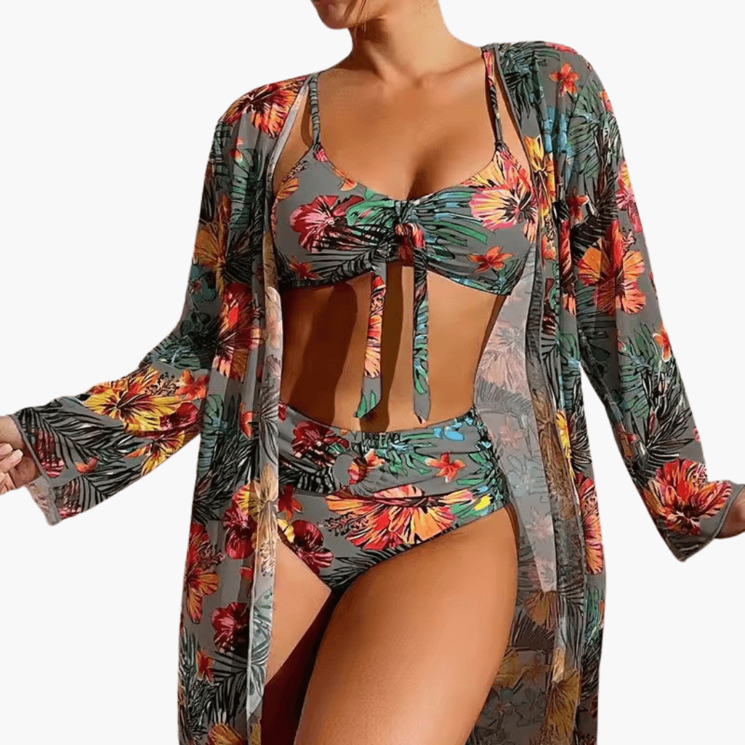 Mariposa | Women’s Floral Print Bikini Set