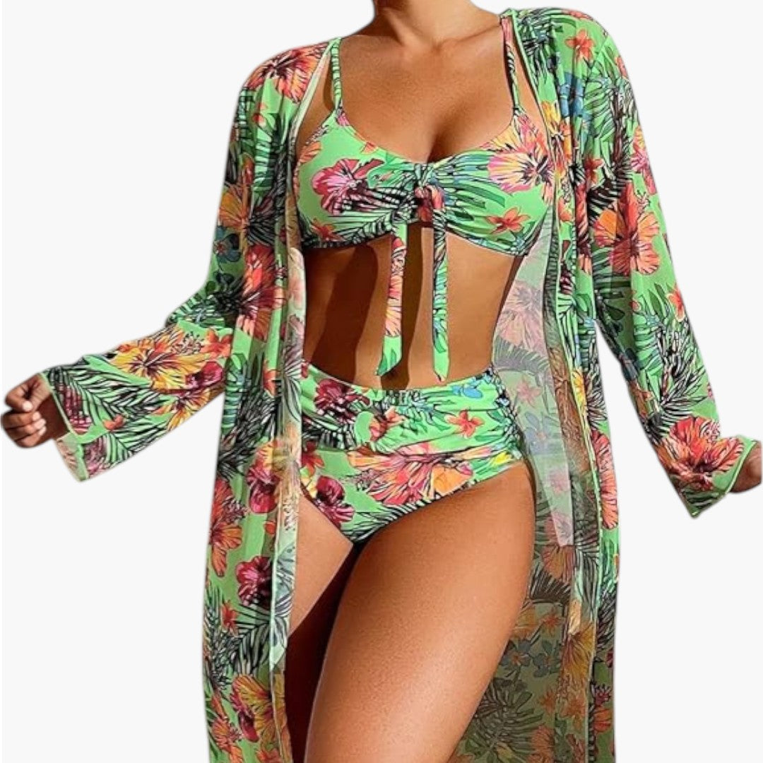 Mariposa | Women’s Floral Print Bikini Set