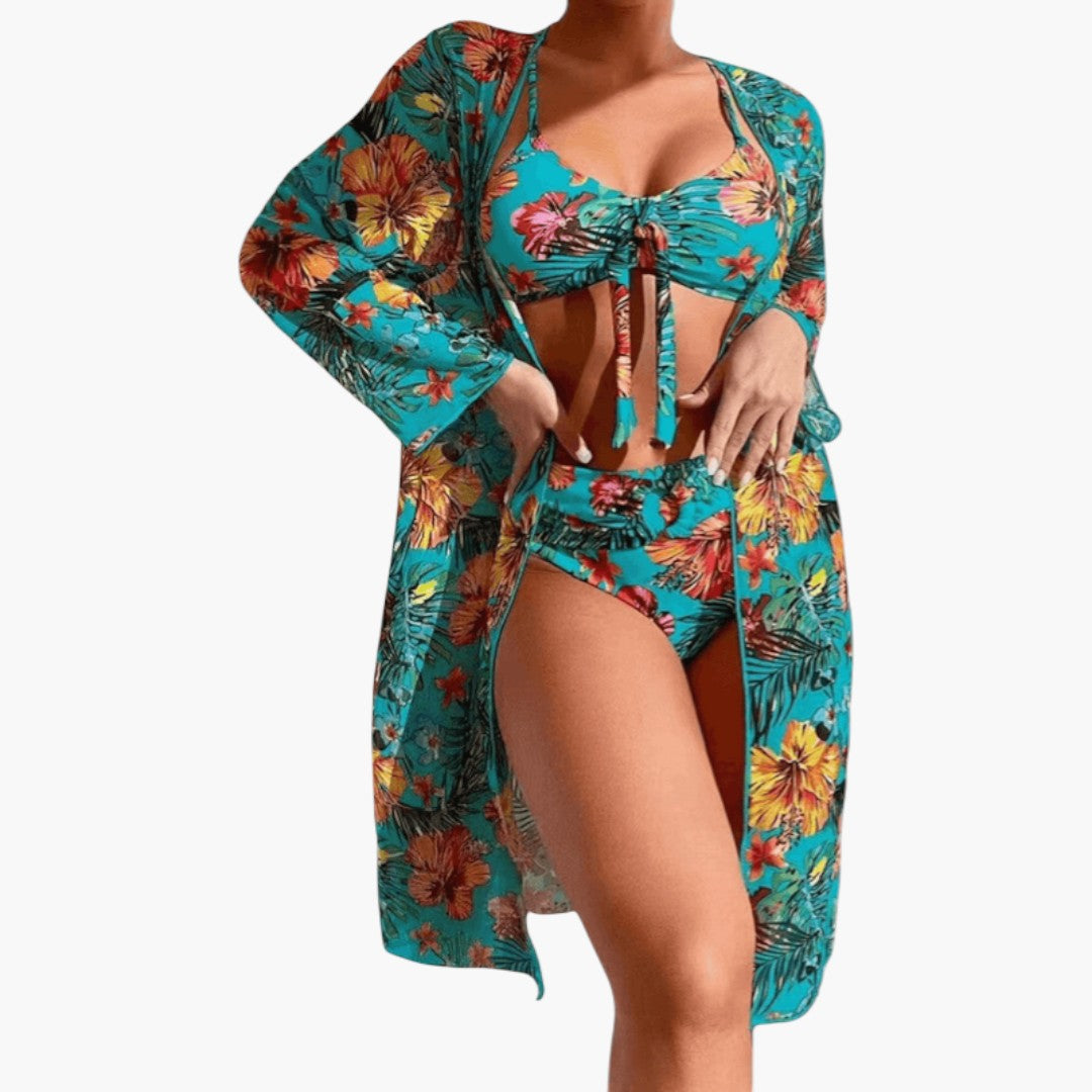 Mariposa | Women’s Floral Print Bikini Set