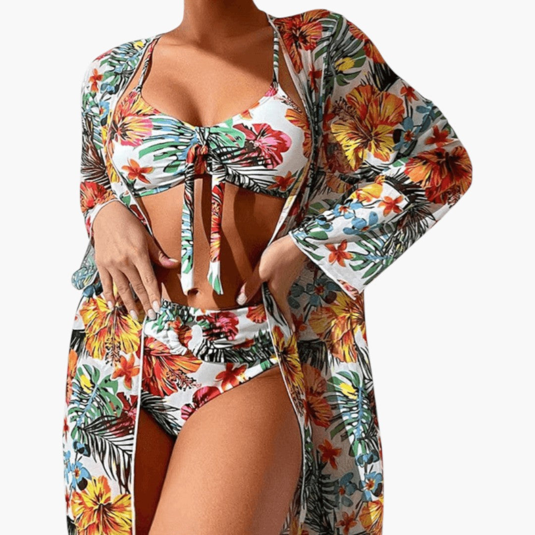 Mariposa | Women’s Floral Print Bikini Set