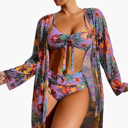 Mariposa | Women’s Floral Print Bikini Set