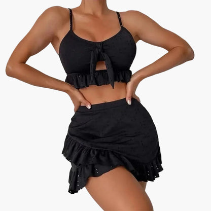 Delilah | Women’s Ruffled Two-Piece Swimsuit Set