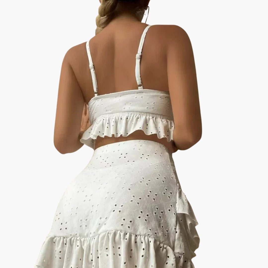 Delilah | Women’s Ruffled Two-Piece Swimsuit Set