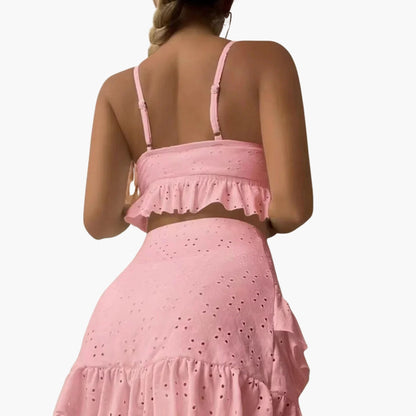 Delilah | Women’s Ruffled Two-Piece Swimsuit Set