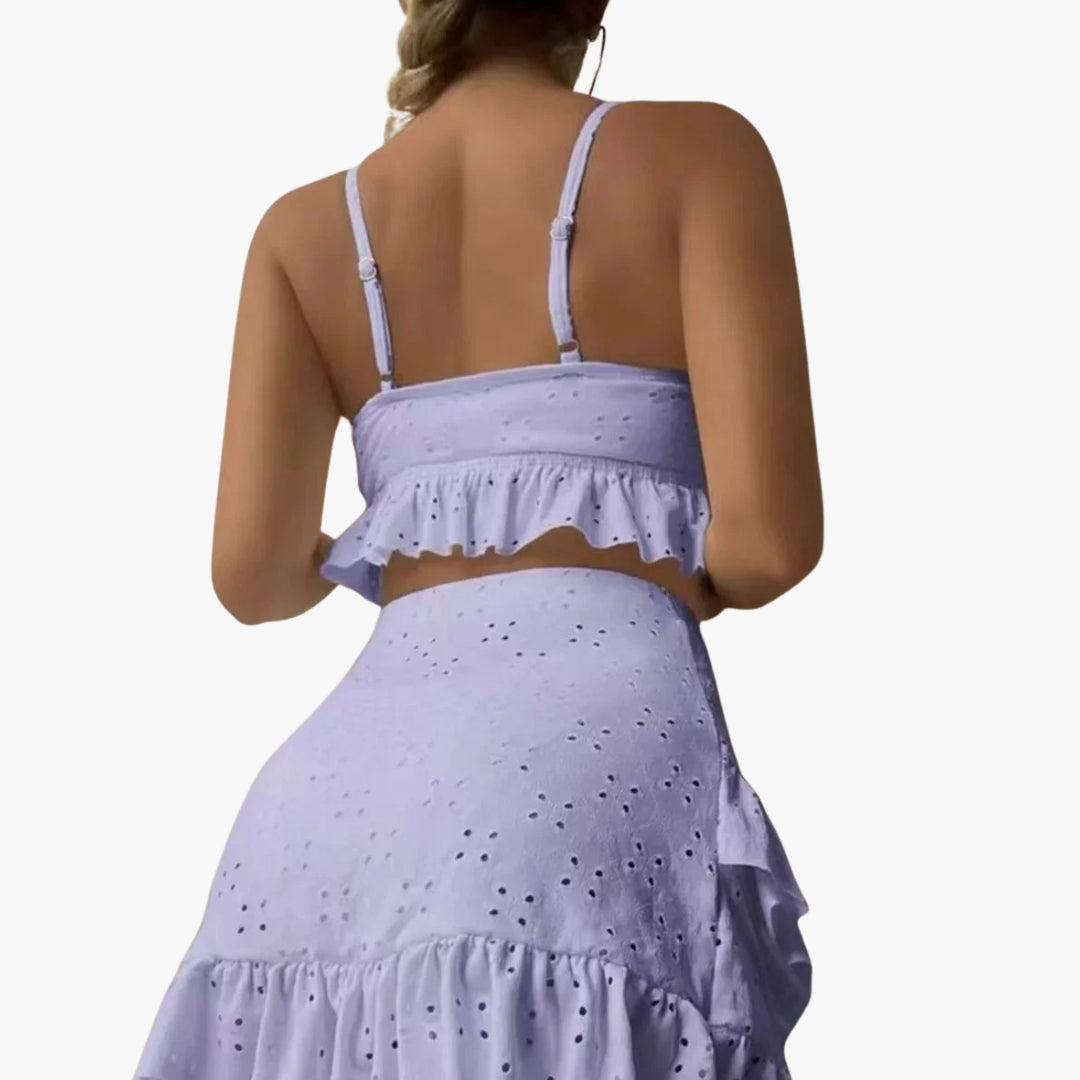 Delilah | Women’s Ruffled Two-Piece Swimsuit Set