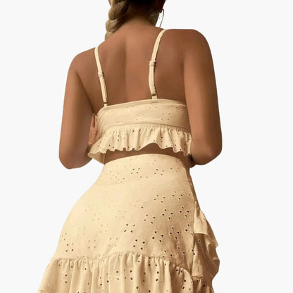 Delilah | Women’s Ruffled Two-Piece Swimsuit Set