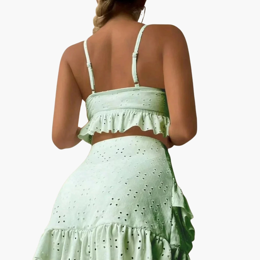 Delilah | Women’s Ruffled Two-Piece Swimsuit Set