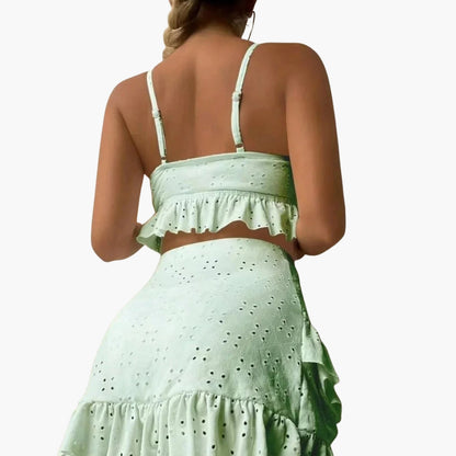 Delilah | Women’s Ruffled Two-Piece Swimsuit Set