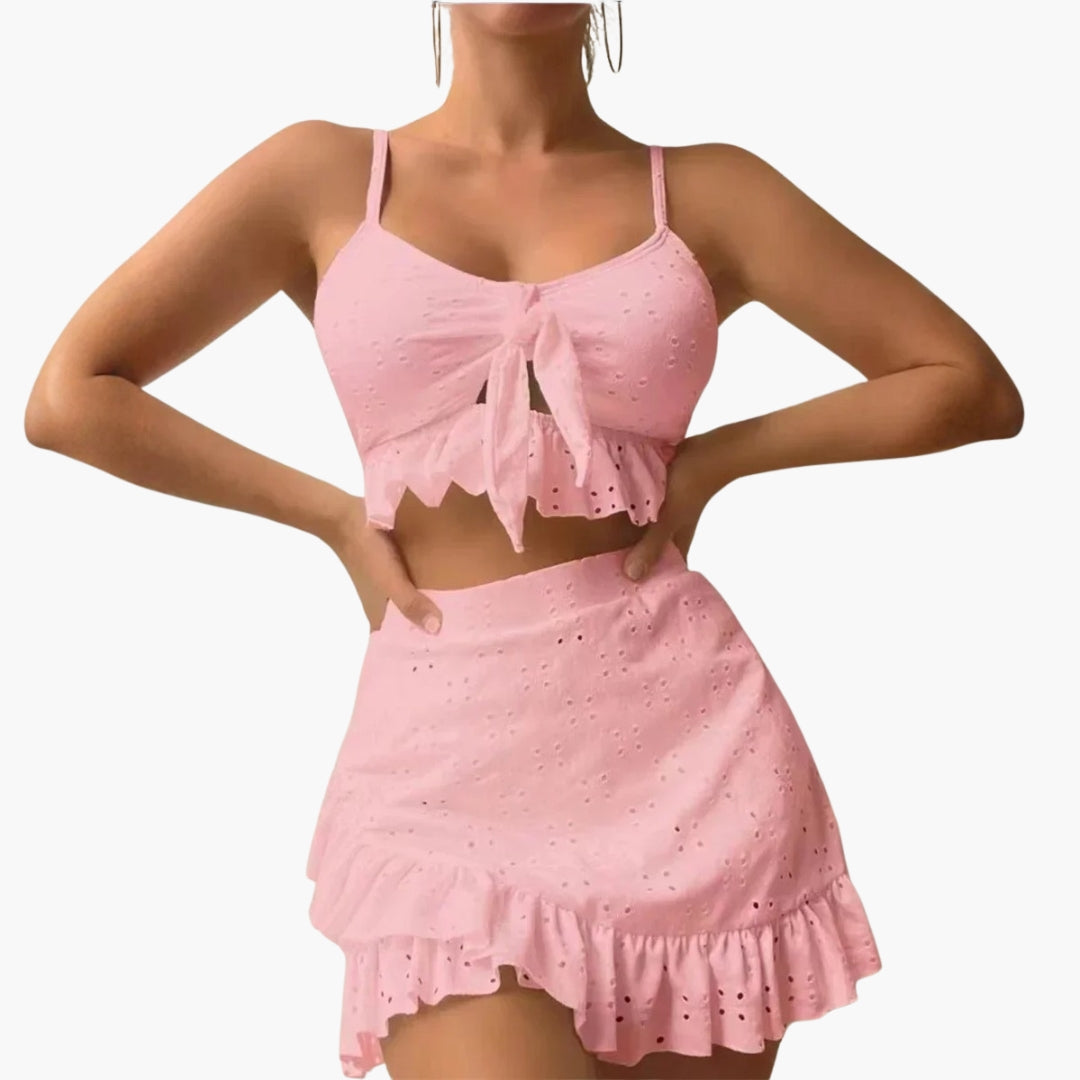 Delilah | Women’s Ruffled Two-Piece Swimsuit Set