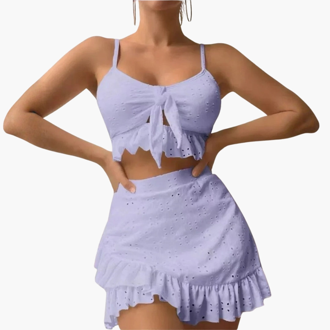 Delilah | Women’s Ruffled Two-Piece Swimsuit Set
