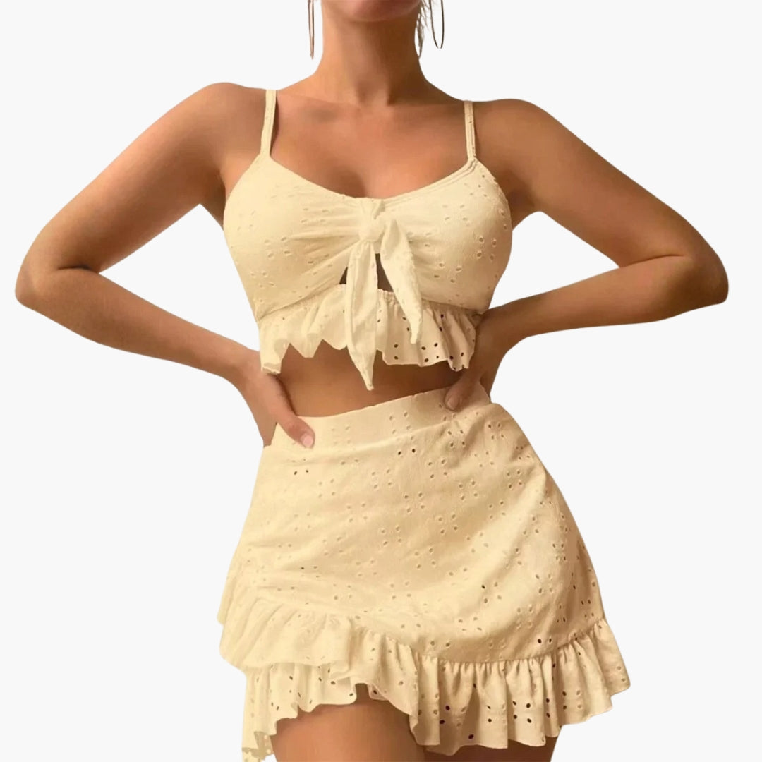 Delilah | Women’s Ruffled Two-Piece Swimsuit Set