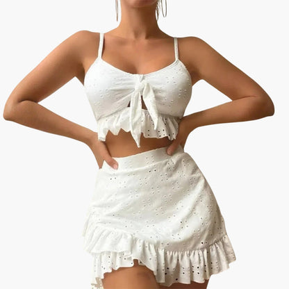 Delilah | Women’s Ruffled Two-Piece Swimsuit Set