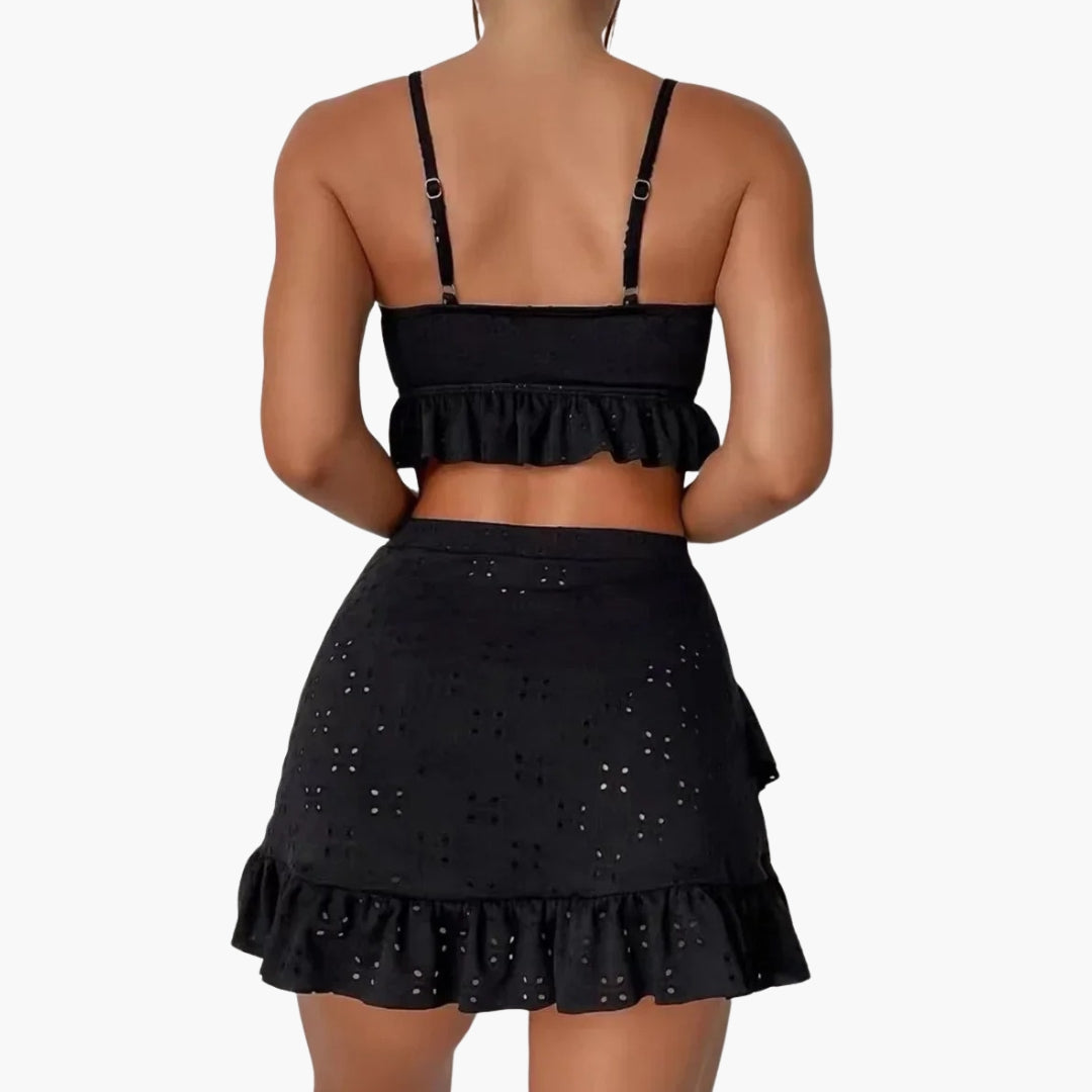 Delilah | Women’s Ruffled Two-Piece Swimsuit Set
