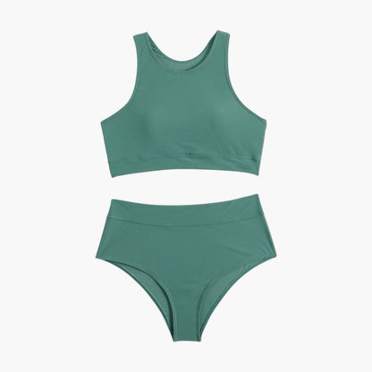 Navy | Women’s Sporty Two-Piece Swimsuit Set