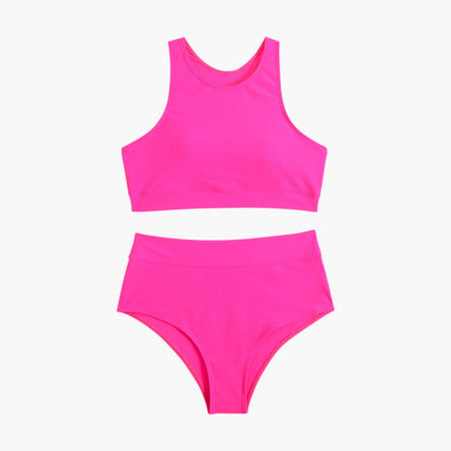 Navy | Women’s Sporty Two-Piece Swimsuit Set