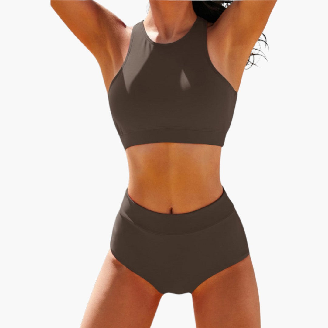 Navy | Women’s Sporty Two-Piece Swimsuit Set