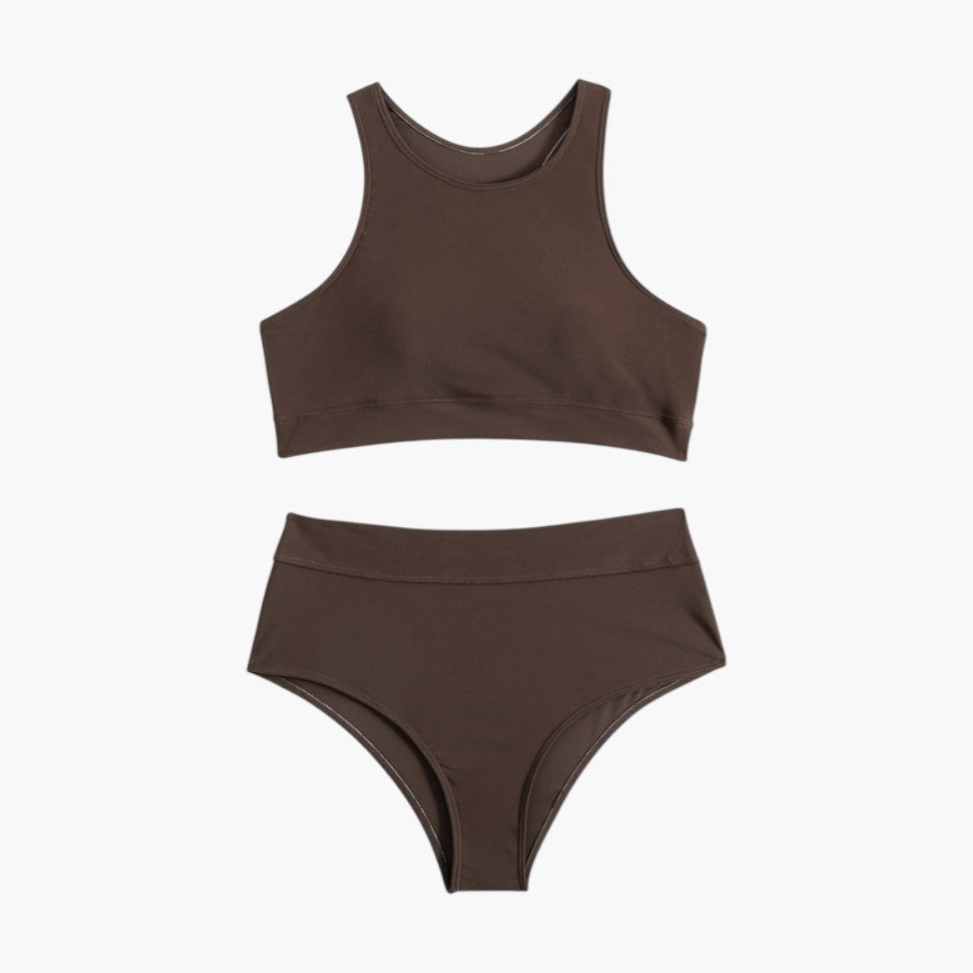 Navy | Women’s Sporty Two-Piece Swimsuit Set