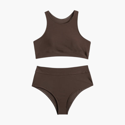 Navy | Women’s Sporty Two-Piece Swimsuit Set