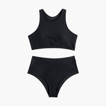 Navy | Women’s Sporty Two-Piece Swimsuit Set