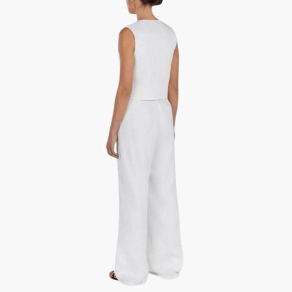 Sabrina | Women’s Two-Piece Summer Set with V-Neck Top