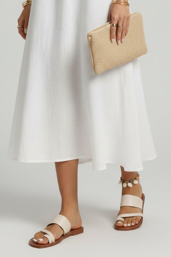 Remi | Women’s Buckle Strap Slip-On Sandals