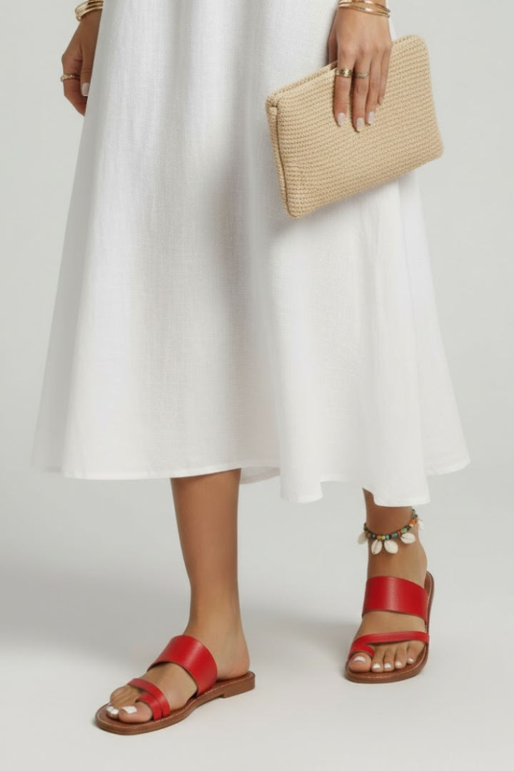 Remi | Women’s Buckle Strap Slip-On Sandals