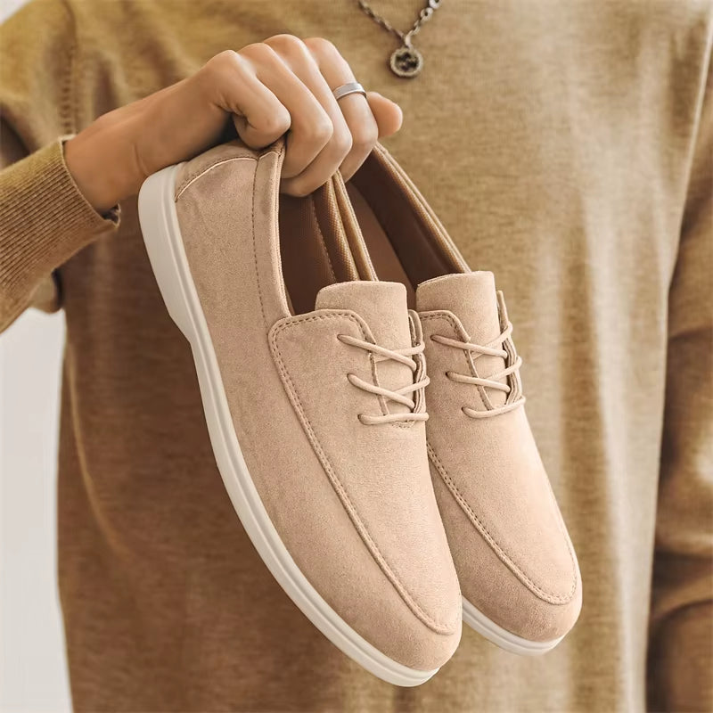 Grant | Men’s Lace-Up Suede Loafers