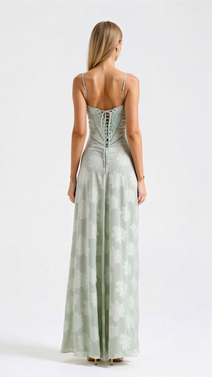 Brixton | Women’s Wedding Guest Bustier Maxi Dress