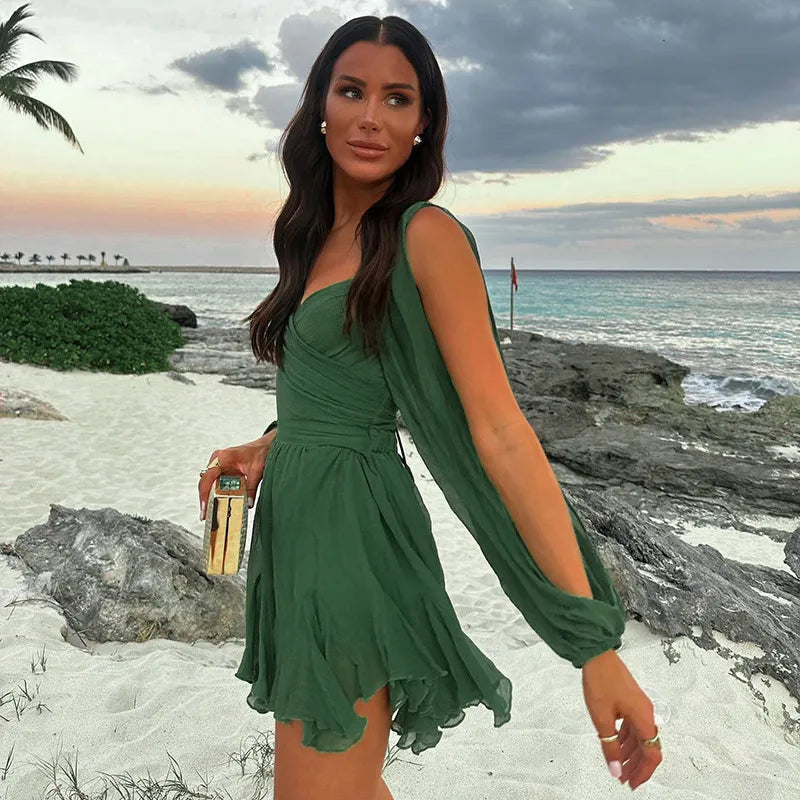 Sorella | Women’s Summer Long Sleeve Mini Dress
