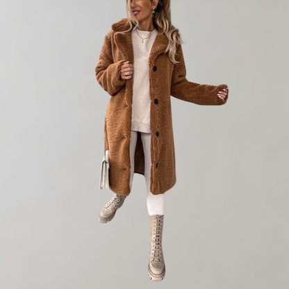Clarissa | Women’s Fur Trench Winter Coat