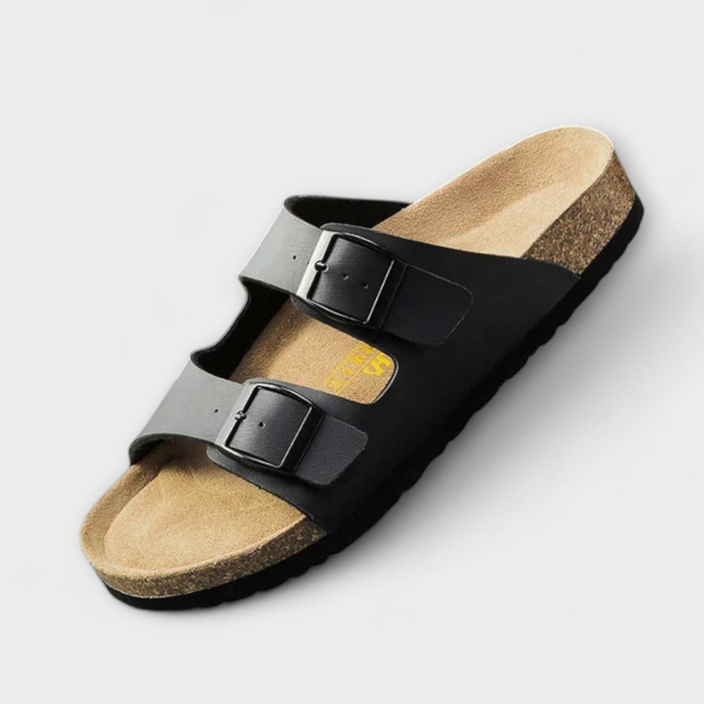 Quincy | Women’s Orthopedic Double Buckle Slide Sandals