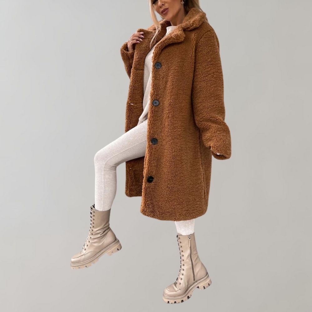 Clarissa | Women’s Fur Trench Winter Coat