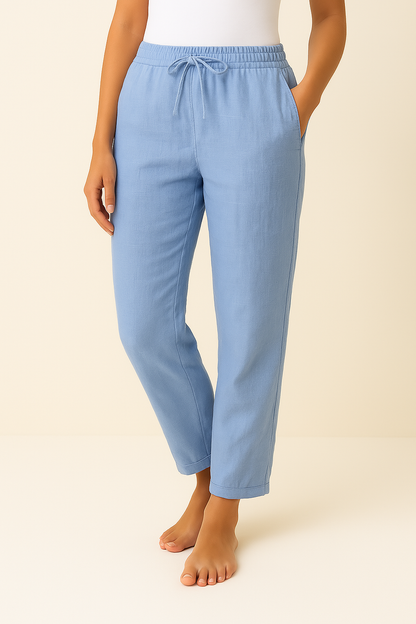 Avery | Women’s Linen-Blend Trousers with Relaxed Fit